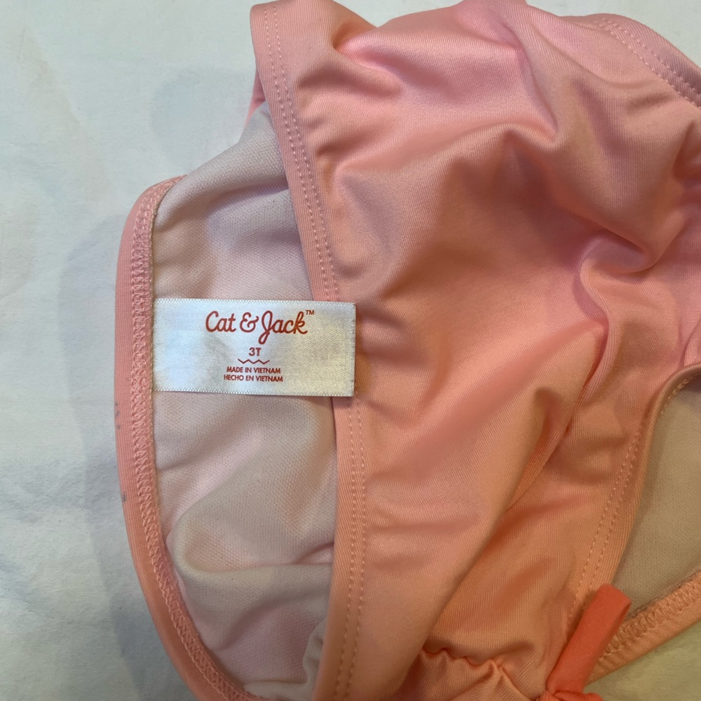 Cat & Jack Toddler Girl Swimsuit - Size 3T - 3T Toddler Girl Swimsuit / Swimwear - Picture 4 of 4